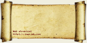 Javorka Rakovac vizit kartica